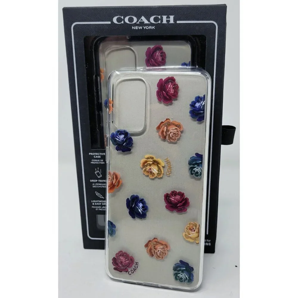 Coach Case for Samsung Galaxy S20+, S20 Plus, Dreamy Peony